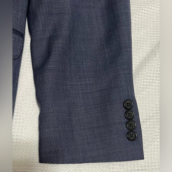 Ralph Lauren Men's Blue Blazer Macy’s Men’s Store Size 44 R Slim Fit Preloved - Picture 5 of 16